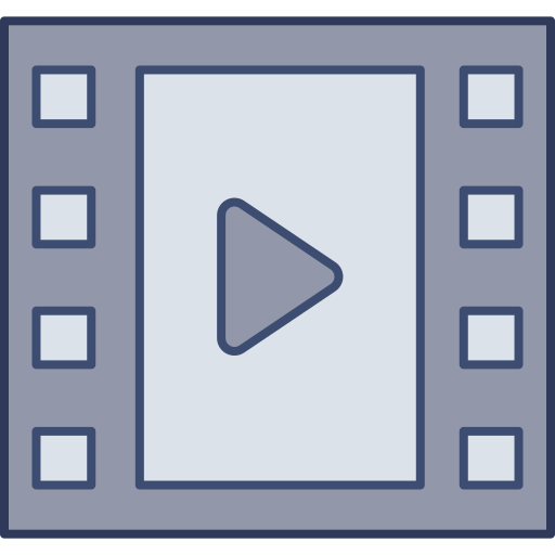 reproductor de video icono gratis