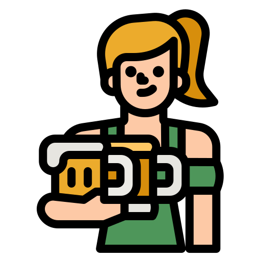 Waitress free icon Waitress free icon