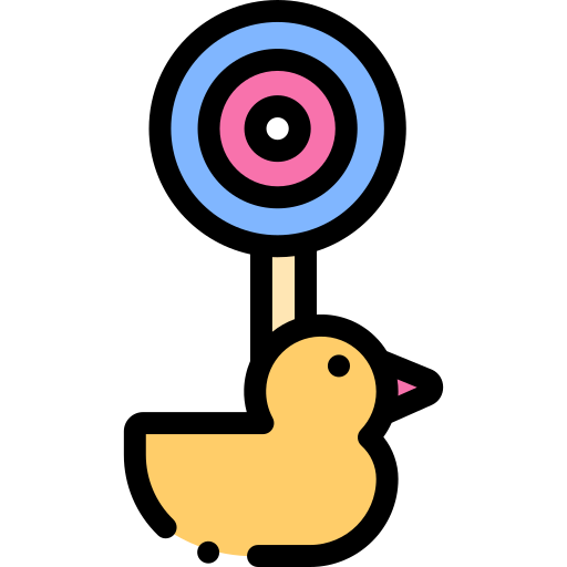 Shoot Duck Detailed Rounded Lineal Color Icon