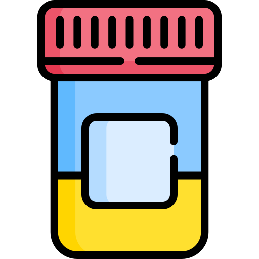 Urine test Special Lineal color icon