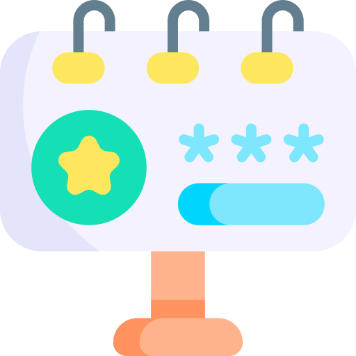 panneau d'affichage Icône gratuit