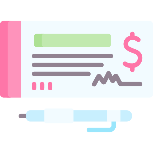 cheque bancario icono gratis cheque bancario icono gratis