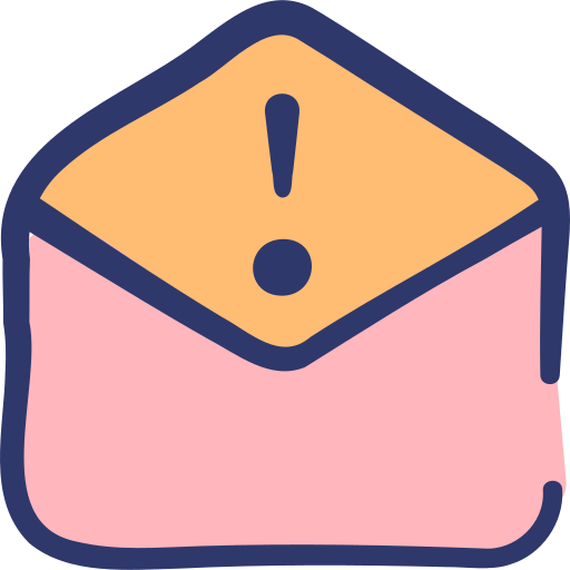 correo no deseado icono gratis