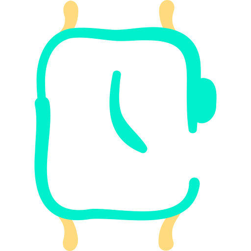 Smartwatch Basic Hand Drawn Color icon