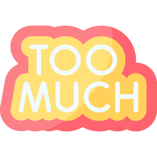zu viel kostenlos Icon zu viel kostenlos Icon