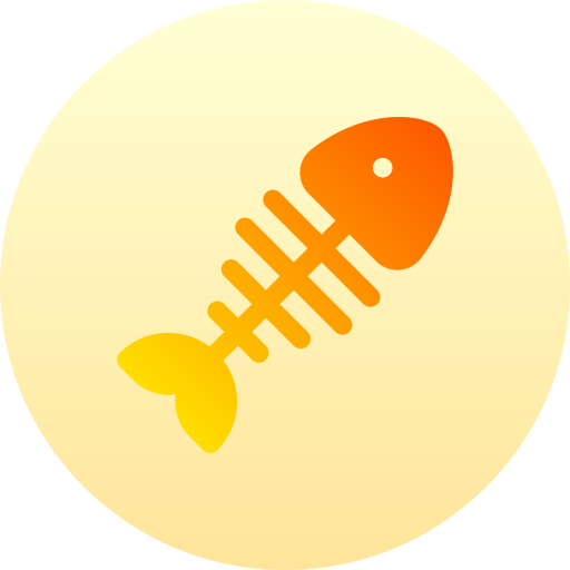 arête de poisson Icône gratuit