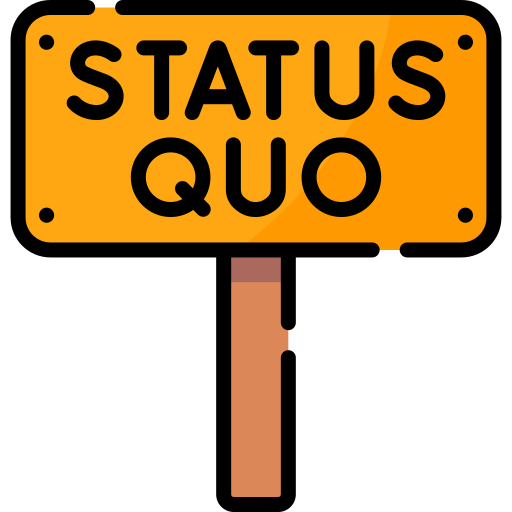 status quo icono gratis