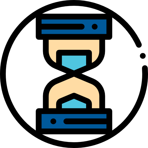 reloj de arena icono gratis