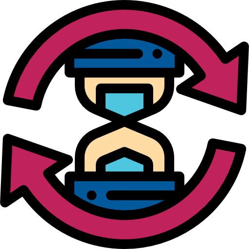 reloj de arena icono gratis