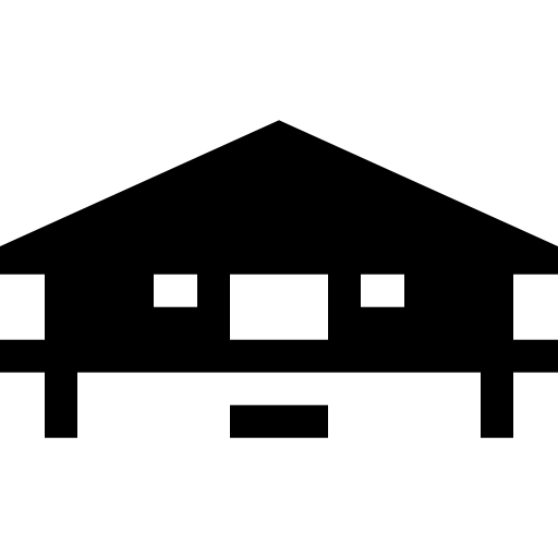 bungalow icono gratis