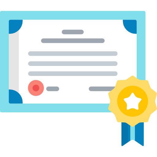 Certificate Special Flat icon