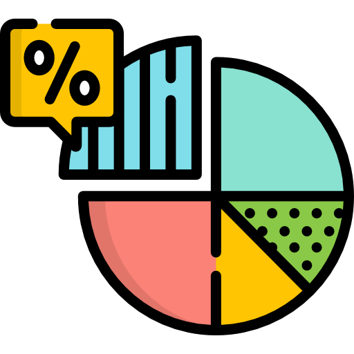 gráfico circular icono gratis