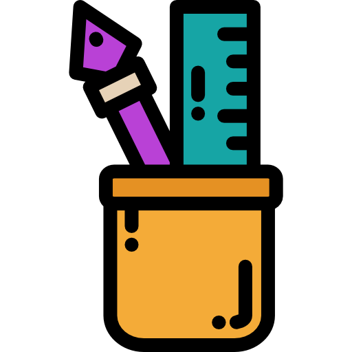 Pencil case free icon