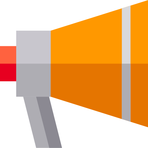 Megaphone Basic Straight Flat icon