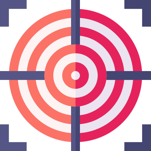 Target Basic Straight Flat Icon