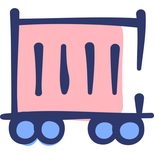 철도 객차 무료 아이콘