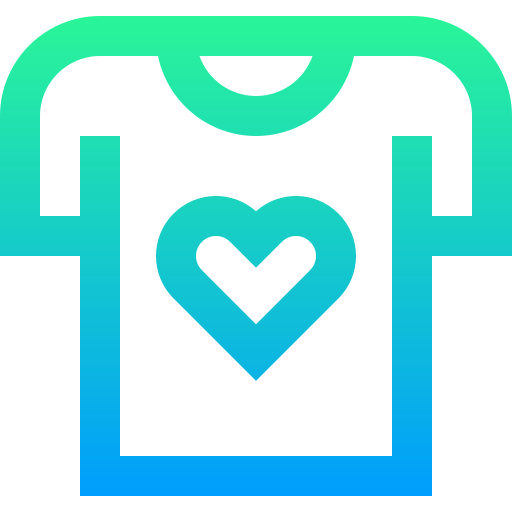 Shirt Super Basic Straight Gradient icon