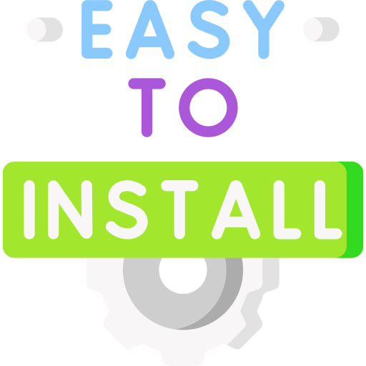 fácil instalación icono gratis