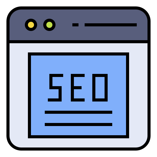 seo y web icono gratis