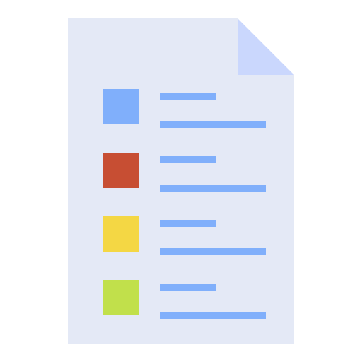 Summary Generic Flat Icon