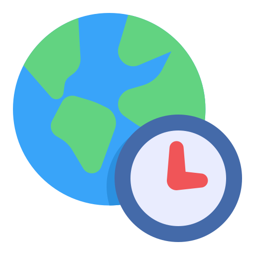 Time zone free icon Time zone free icon