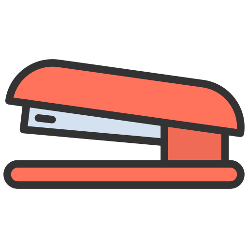 Stapler Generic Outline Color icon