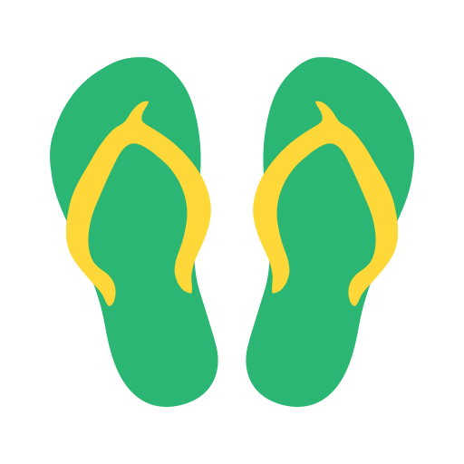 Flip flop Generic Flat icon