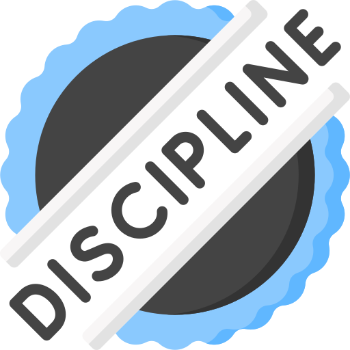 disciplina icono gratis