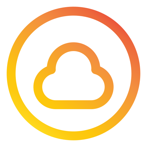 Cloud Generic Gradient Icon