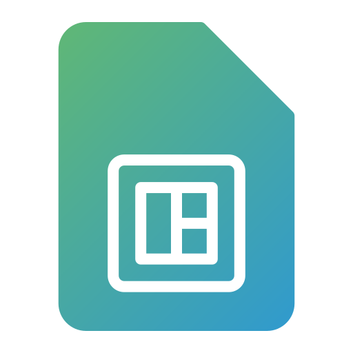 Sim card free icon