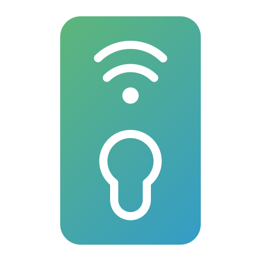 cerradura inteligente icono gratis