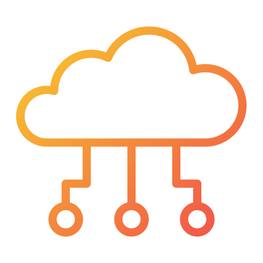 almacenamiento en la nube icono gratis