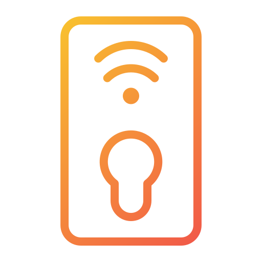 cerradura inteligente icono gratis