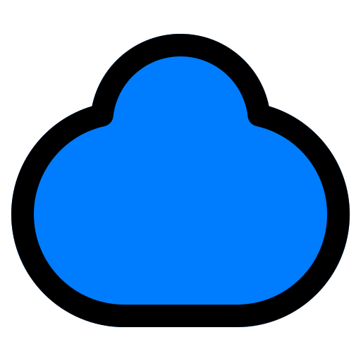 computación en la nube icono gratis