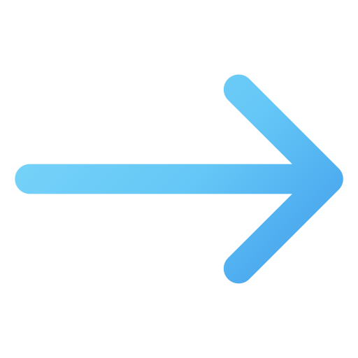 flecha correcta icono gratis