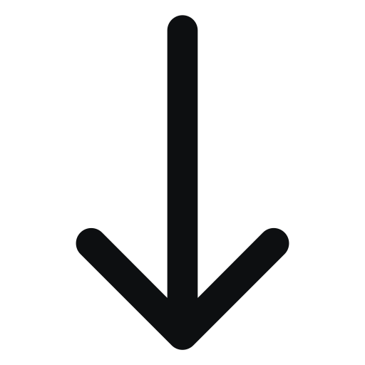 Down arrow - free icon