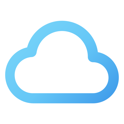 Cloud Generic Gradient icon