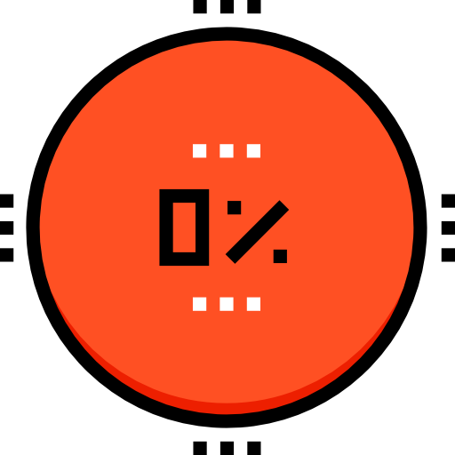 Percentage free icon Percentage free icon