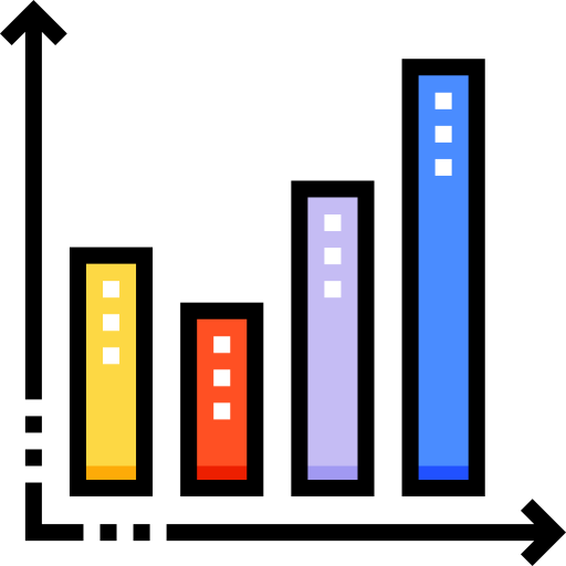 gráfico de barras icono gratis