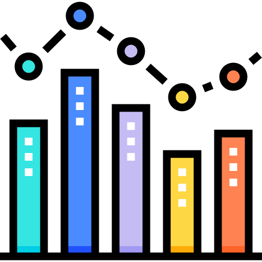 gráfico de barras icono gratis