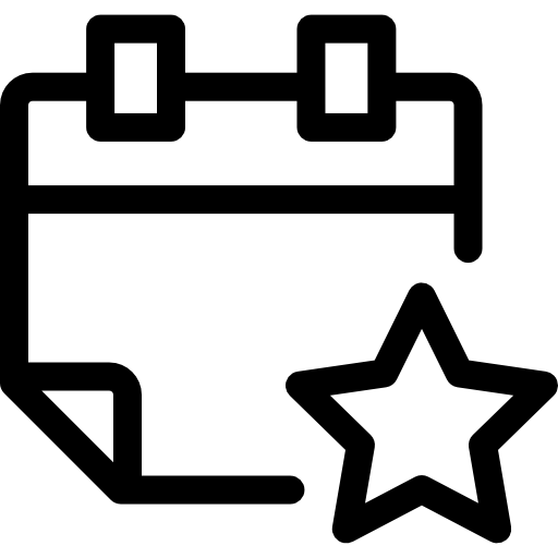 calendário grátis ícone