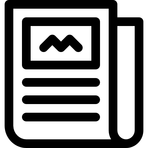 신문 무료 아이콘