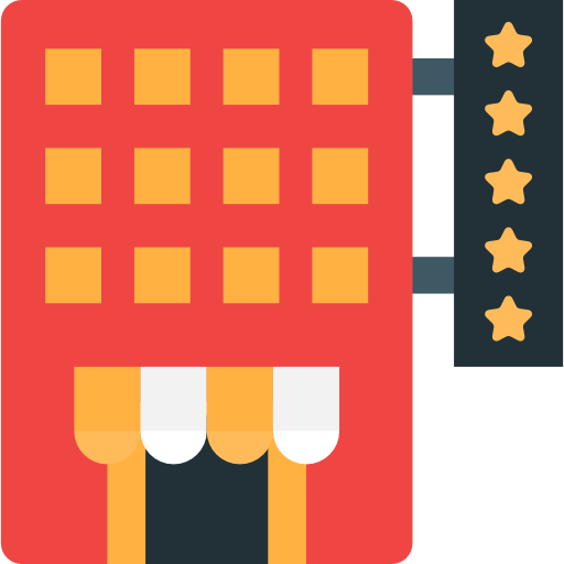 호텔 무료 아이콘