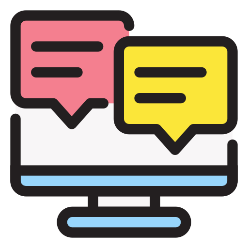 Speech bubble Generic Outline Color icon