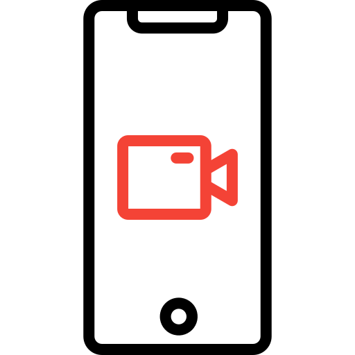 camara de video icono gratis