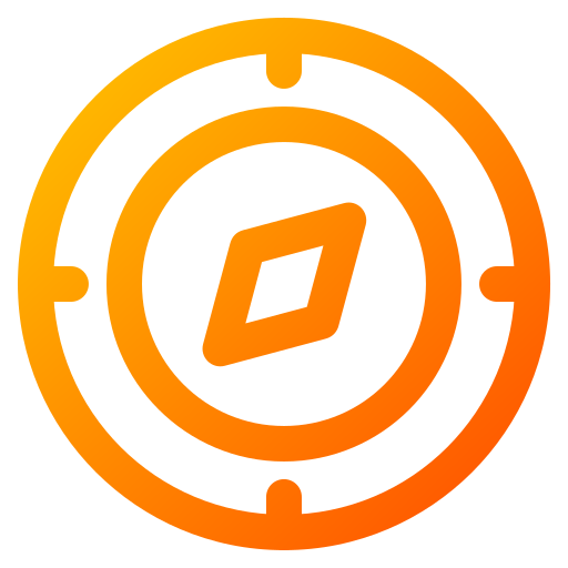 brújula icono gratis