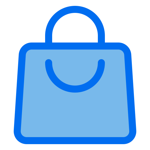 Shopping bag Generic Blue icon