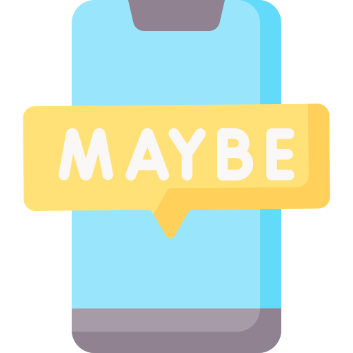 Maybe free icon