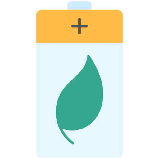 batería ecológica icono gratis