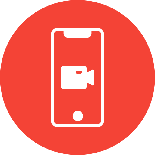 camara de video icono gratis